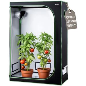 VEVOR Indoor Grow Tent, 120 x 60 x 180 cm, 600D High Reflective Mylar, Indoor Plant Tent with Observation Window, Floor Tray & Zipper, Heavy Duty Growing Tents for Fruit Flower Veggie VEVOR Indoor Grow Tent, 120 x 60 x 180 cm, 600D High Reflective Mylar, Indoor Plant Tent with Observation Window, Floor Tray & Zipper, Heavy Duty Growing Tents for Fruit Flower Veggie