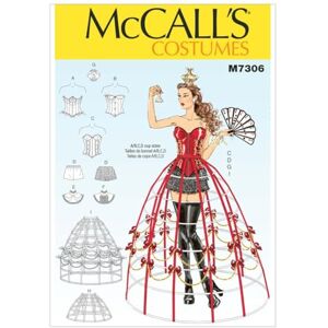 McCall's Patterns 7306, Misses Costumes,Sizes 6-14, Synthetic, A5 (6-8-10-12-14) McCall's Patterns 7306, Misses Costumes,Sizes 6-14, Synthetic, A5 (6-8-10-12-14)