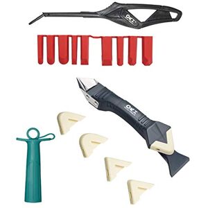 ORX PLUS TOOLS ORXPLUS Tools 3 in 1 Silicone Caulking Tools, 9 Size Pads Caulking Finishing Tool Set, Caulk Saver Cap, 5 Size Pads, Great Tools for Kitchen Bathroom Window, Sink Joint ORX PLUS TOOLS ORXPLUS Tools 3 in 1 Silicone Caulking Tools, 9 Size Pads Caulking Finishing Tool Set, Caulk Saver Cap, 5 Size Pads, Great Tools for Kitchen Bathroom Window, Sink Joint