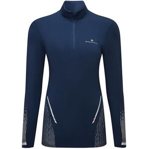 Ronhill Running, Wmn's Tech Reflect 1/2 Zip, Dark Navy/Reflect, 14 Ronhill Running, Wmn's Tech Reflect 1/2 Zip, Dark Navy/Reflect, 14
