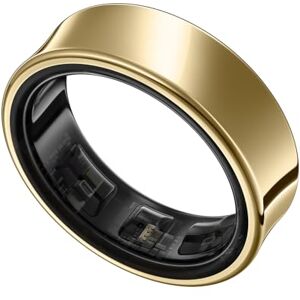 SAMSUNG Galaxy Ring, Smart Ring, No Subscription Fee, AI-Powered Health, Sleep/Heart Rate/Stress Monitor, Size 5, Titanium Gold, 2 Year Manufacturer Extended Warranty (UK Version) SAMSUNG Galaxy Ring, Smart Ring, No Subscription Fee, AI-Powered Health, Sleep/Heart Rate/Stress Monitor, Size 5, Titanium Gold, 2 Year Manufacturer Extended Warranty (UK Version)