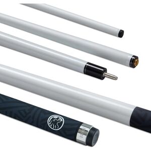 POWERGLIDE Snooker Pool or Billiard Cue Quanta Carbon & Fibreglass Ultra Smooth Gloss, Matte Grip 2 Piece 50/50 Joint 13mm Tip Full Size 57" Metallic White POWERGLIDE Snooker Pool or Billiard Cue Quanta Carbon & Fibreglass Ultra Smooth Gloss, Matte Grip 2 Piece 50/50 Joint 13mm Tip Full Size 57" Metallic White