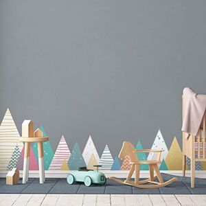 Ambiance Sticker Children's Wall Stickers Baby Room Decoration Children's Wall Sticker Scandinavian Mountains Maka H60 x L100 cm Ambiance Sticker Children's Wall Stickers Baby Room Decoration Children's Wall Sticker Scandinavian Mountains Maka H60 x L100 cm