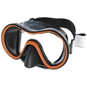 SEAC Sunrise, Single Lens Tempered Glass Mask for Diving and Snorkeling with 3D Buckle, with Fabric or Silicone Headband SEAC Sunrise, Single Lens Tempered Glass Mask for Diving and Snorkeling with 3D Buckle, with Fabric or Silicone Headband