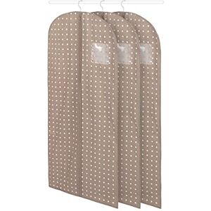 Compactor Rivoli Dress Bags Set of 3 Beige, 60X137 cm, Non-Woven 75G Material Compactor Rivoli Dress Bags Set of 3 Beige, 60X137 cm, Non-Woven 75G Material