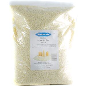 Mouldmaster Premium Pillar Soy Wax Pellets 4 KG, White/Cream, 4KG, MP10 Mouldmaster Premium Pillar Soy Wax Pellets 4 KG, White/Cream, 4KG, MP10