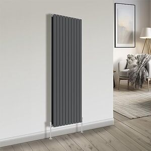NRG Bathroom Radiator Anthracite 1800x680mm Double Flat Panel for Living Room and Kitchen NRG Bathroom Radiator Anthracite 1800x680mm Double Flat Panel for Living Room and Kitchen