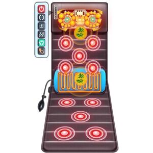 MJMLUCK Heating Pad Comfort Massage Cushion Full Body Heating Massage Mattress with 20 Neck Shiatsu Kneading Massage Heads for Neck and Back Waist Calf Muscle Relaxation Massage Cushion QM MJMLUCK Heating Pad Comfort Massage Cushion Full Body Heating Massage Mattress with 20 Neck Shiatsu Kneading Massage Heads for Neck and Back Waist Calf Muscle Relaxation Massage Cushion QM