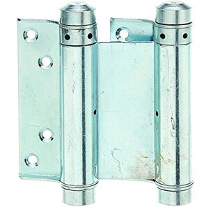 Alberts Gah- 411671 Double-Action Door Hinge Galvanised Raw Steel Height 100 mm in Self-Service Packaging Alberts Gah- 411671 Double-Action Door Hinge Galvanised Raw Steel Height 100 mm in Self-Service Packaging