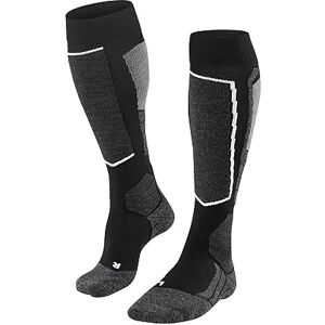 FALKE Women's SK2 Intermediate Vegan W Kh Lyocell Functional Yarn Warm Thick 1 Pair Skiing Socks, Black Black-Mix 3010, 2.5-3.5 FALKE Women's SK2 Intermediate Vegan W Kh Lyocell Functional Yarn Warm Thick 1 Pair Skiing Socks, Black Black-Mix 3010, 2.5-3.5