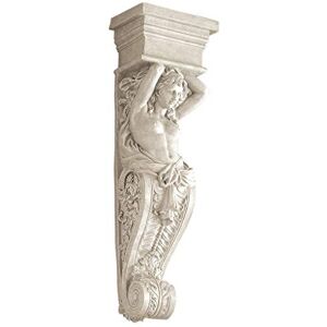 Design Toscano NG30595 Caryatid Wall Sculpture,21.50 x 72.50 cms, Antique Stone Design Toscano NG30595 Caryatid Wall Sculpture,21.50 x 72.50 cms, Antique Stone