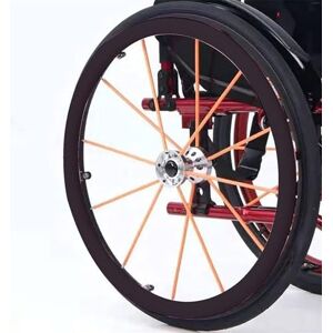 DEMCAY Rear Wheel Sports Wheelchair Cover, Non-Slip Wear-Resistant Silicone Hand Push Cover Improve Grip and Traction, 1Pair (Color : Black, Size : 24inch) DEMCAY Rear Wheel Sports Wheelchair Cover, Non-Slip Wear-Resistant Silicone Hand Push Cover Improve Grip and Traction, 1Pair (Color : Black, Size : 24inch)