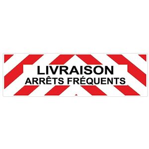 Ambiance Sticker Vinyl Waterproof UV Protection Sticker Laminated Laminated Adhesive Signs Water and UV Resistant Frequent Stops Delivery H7.5 x L25 cm Ambiance Sticker Vinyl Waterproof UV Protection Sticker Laminated Laminated Adhesive Signs Water and UV Resistant Frequent Stops Delivery H7.5 x L25 cm