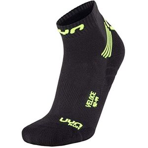 UYN Veloce Black-Yellow Fluo Running Socks - Socks UYN Veloce Black-Yellow Fluo Running Socks - Socks