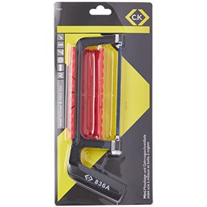 C.K T0837 Mini Hacksaw and Mitre Box, Black, 150 mm L C.K T0837 Mini Hacksaw and Mitre Box, Black, 150 mm L
