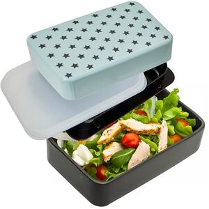 Premier Housewares Compact Light Blue Star Lunch Box With Cutlery Stylish Lunch Box For Travelling Stackable Box With Compartments For Kids School Lightweight Lunch Box Premier Housewares Compact Light Blue Star Lunch Box With Cutlery Stylish Lunch Box For Travelling Stackable Box With Compartments For Kids School Lightweight Lunch Box