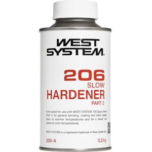 West System 206 Slow Hardener 200ml Use with 105 Epoxy Resin for Fibreglass & Wood, Metal, Glass Repair Pair with Filler & Mixer Accessories Ideal for Marine, & DIY Applications West System 206 Slow Hardener 200ml Use with 105 Epoxy Resin for Fibreglass & Wood, Metal, Glass Repair Pair with Filler & Mixer Accessories Ideal for Marine, & DIY Applications