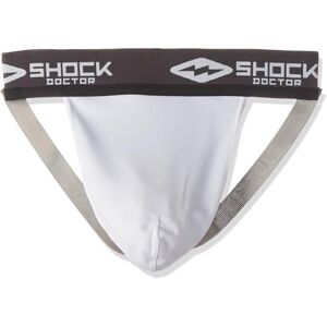 Shock Doctor boys Protective athletic undershorts, White, Adult X-Large US Shock Doctor boys Protective athletic undershorts, White, Adult X-Large US