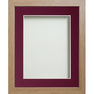 Frame Company Allington Range Beech Picture Photo Frame with Plum Mount Mount, 12x10 for pic size 10x8' * Choice of Sizes* Fitted with Glass Frame Company Allington Range Beech Picture Photo Frame with Plum Mount Mount, 12x10 for pic size 10x8' * Choice of Sizes* Fitted with Glass