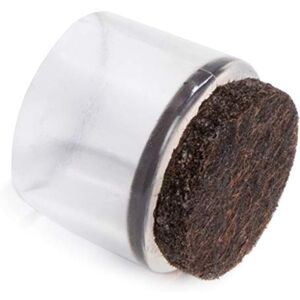 Adsamm ® / 16 x Leg tips with felt for round tubes ø for round tubes 0.94 0.98 '' (24 25 mm) trasparente round outer caps with felt for tubular steel chairs Adsamm ® / 16 x Leg tips with felt for round tubes ø for round tubes 0.94 0.98 '' (24 25 mm) trasparente round outer caps with felt for tubular steel chairs