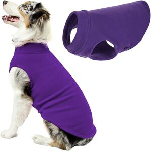 GOOBY Stretch fleece vest, pullover fleece vest jacket sweater for dogs, purple, 3X-large length (20.5 inches) GOOBY Stretch fleece vest, pullover fleece vest jacket sweater for dogs, purple, 3X-large length (20.5 inches)