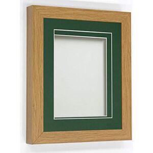 Frame Company Rickman Box Frame Beech with Bottle Green Mount, 24x20 for 20x16 inch Frame Company Rickman Box Frame Beech with Bottle Green Mount, 24x20 for 20x16 inch
