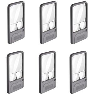 Carson LED Lighted Multi-Power 2.5x, 4.5x, and 6x Pocket Magnifier (Pack of 6) Carson LED Lighted Multi-Power 2.5x, 4.5x, and 6x Pocket Magnifier (Pack of 6)