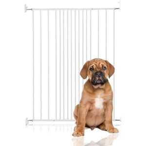 Safetots Extra Tall Screw Fitted Pet Safety Gate, 62.5cm 106.8cm, White, 103.5cm in Height, Dog Stair Gate, Safety Barrier for Puppy Safetots Extra Tall Screw Fitted Pet Safety Gate, 62.5cm 106.8cm, White, 103.5cm in Height, Dog Stair Gate, Safety Barrier for Puppy