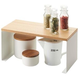 YAMAZAKI Industries Kitchen Rack, White, Size: about W30 X 5xd14xh14 H18.5 cm Tosca 3922 YAMAZAKI Industries Kitchen Rack, White, Size: about W30 X 5xd14xh14 H18.5 cm Tosca 3922