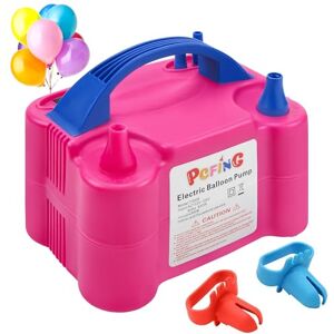 PCFING Electric Air Balloon Pump, Portable Dual Nozzle Electric Balloon Blower Air Pump Balloons Inflator for Decoration, Party, Sports, Gifts: 2 Balloon Tying Tools PCFING Electric Air Balloon Pump, Portable Dual Nozzle Electric Balloon Blower Air Pump Balloons Inflator for Decoration, Party, Sports, Gifts: 2 Balloon Tying Tools