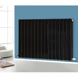 Manufactured for NRG NRG Designer Radiator Black 600x1020 Flat Double Panel Central Heating Rads Manufactured for NRG NRG Designer Radiator Black 600x1020 Flat Double Panel Central Heating Rads