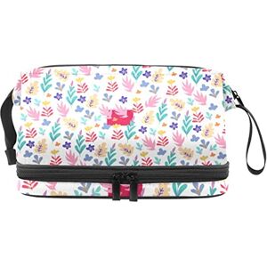 Generic Multi-Functional Storage Travel Cosmetic Bag with Handle,Large Capacity Travel Cosmetic Bag,Colorful Flower Generic Multi-Functional Storage Travel Cosmetic Bag with Handle,Large Capacity Travel Cosmetic Bag,Colorful Flower