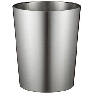 InterDesign iDesign Patton Rubbish Bin For Bathroom, Office, Kitchen Brushed Stainless Steel InterDesign iDesign Patton Rubbish Bin For Bathroom, Office, Kitchen Brushed Stainless Steel
