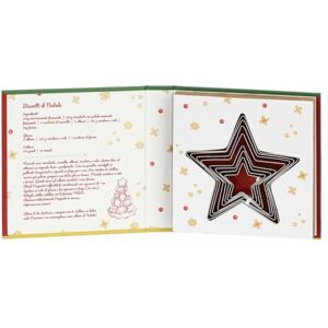 THUN , Set of 8 Star Cookie Cutters, Stainless Steel, Christmas Surprises Collection, Cookie Cutters for Collection, Christmas Gift Idea, 15.7 x 15.8 cm THUN , Set of 8 Star Cookie Cutters, Stainless Steel, Christmas Surprises Collection, Cookie Cutters for Collection, Christmas Gift Idea, 15.7 x 15.8 cm