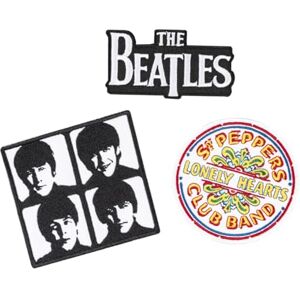 Grupo Erik Iron On Patches for Clothing The Beatles Merchandise 3 Sew On Patches for Clothing & for Backpacks, Backpack Accessories The Beatles Gifts Under 15 Pounds Grupo Erik Iron On Patches for Clothing The Beatles Merchandise 3 Sew On Patches for Clothing & for Backpacks, Backpack Accessories The Beatles Gifts Under 15 Pounds