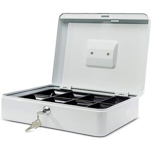 MAUL 30 x 24.5 x 9 cm Cash Box 4 White MAUL 30 x 24.5 x 9 cm Cash Box 4 White