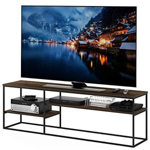 Furinno Moretti Modern Lifestyle TV Stand for TV up to 78 Inch, Columbia Walnut Furinno Moretti Modern Lifestyle TV Stand for TV up to 78 Inch, Columbia Walnut