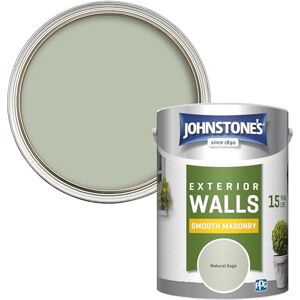 Johnstone's Johnstone’s – Exterior Smooth Masonry Paint – Natural Sage – Up to 15 Years Protection – Weather & Dirt Resistant – 60m² Coverage Per Tin Dry in 1-2 Hours – 5 L Johnstone's Johnstone’s – Exterior Smooth Masonry Paint – Natural Sage – Up to 15 Years Protection – Weather & Dirt Resistant – 60m² Coverage Per Tin Dry in 1-2 Hours – 5 L