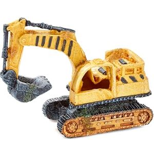 CLASSIC Excavator Yellow Digger Fish Tank Ornament Aquarium Decoration 170 x 70 x 135 mm Hand-Painted Non-Toxic Resin for Freshwater Tanks CLASSIC Excavator Yellow Digger Fish Tank Ornament Aquarium Decoration 170 x 70 x 135 mm Hand-Painted Non-Toxic Resin for Freshwater Tanks