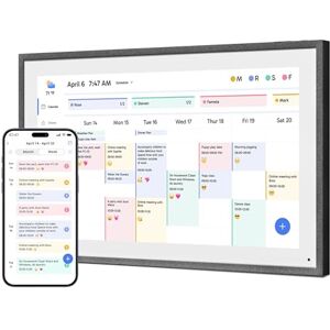 Dragon Calendar, 21.5" Digital Calendar 2025 Family Wall Planner, 1080P Full HD Interactive Touchscreen, Smart Chore Chart and Home Organization, Gift for Busy Families Scheduling Black Dragon Calendar, 21.5" Digital Calendar 2025 Family Wall Planner, 1080P Full HD Interactive Touchscreen, Smart Chore Chart and Home Organization, Gift for Busy Families Scheduling Black