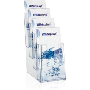 Taymar ® Brochure Holder / Flyer Holder 4 Compartments DIN Long (DL) Taymar ® Brochure Holder / Flyer Holder 4 Compartments DIN Long (DL)