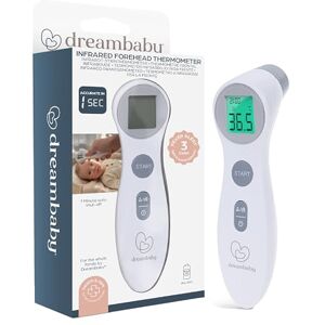 Dreambaby No-Contact Baby Thermometer – Infrared Forehead Thermometer – 1 Second Reading, Fever Alert, 10-Reading Memory, Includes Batteries Dreambaby No-Contact Baby Thermometer – Infrared Forehead Thermometer – 1 Second Reading, Fever Alert, 10-Reading Memory, Includes Batteries