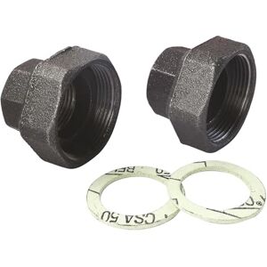 SOMATHERM FOR YOU Somatherm // RU26F 2 Union Fittings Cast Iron with Seal F26/34 Nut 40/49, Grey SOMATHERM FOR YOU Somatherm // RU26F 2 Union Fittings Cast Iron with Seal F26/34 Nut 40/49, Grey