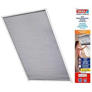 tesa UK tesa Telescopic Aluminium Insect Screen Insect Net for Roof Windows Easy Installation Without Drilling with tesa Powerstrips Technology White tesa UK tesa Telescopic Aluminium Insect Screen Insect Net for Roof Windows Easy Installation Without Drilling with tesa Powerstrips Technology White