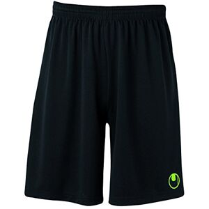 Uhlsport Men Center II Shorts with Inner Slip Men's Shorts Black/Flash Green, XXS Uhlsport Men Center II Shorts with Inner Slip Men's Shorts Black/Flash Green, XXS