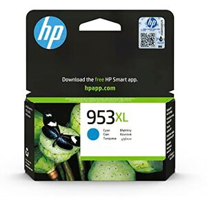 HP F6U16AE 953XL High Yield Original Ink Cartridge, Cyan, Single Pack HP F6U16AE 953XL High Yield Original Ink Cartridge, Cyan, Single Pack