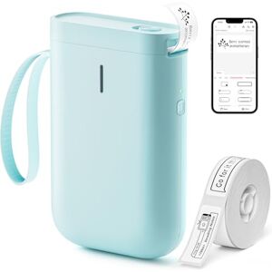 NIIMBOT D11 Label Maker Machine Thermal Sticker Printer with 1 Roll White Starter Label Paper, Wireless Bluetooth Label Printer for IOS and Android,Easy to Use for Home,Office Organization (Green) NIIMBOT D11 Label Maker Machine Thermal Sticker Printer with 1 Roll White Starter Label Paper, Wireless Bluetooth Label Printer for IOS and Android,Easy to Use for Home,Office Organization (Green)