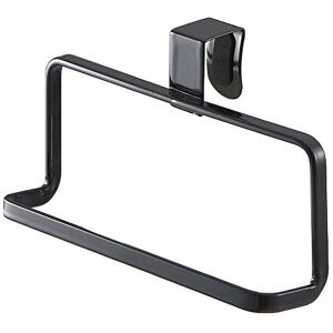 YAMAZAKI 6780 Tower Kitchen Towel Hanger, Black, Steel, Minimalist, 16 x 7 x 9.5 cm YAMAZAKI 6780 Tower Kitchen Towel Hanger, Black, Steel, Minimalist, 16 x 7 x 9.5 cm