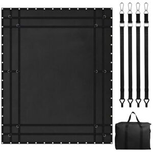 VEVOR Cargo Net, 120 in x 105 in, Heavy Duty Truck Cargo Net for Truck Bed, 4 Adjustable Straps with Carabiners and Rubber Coated Hooks, Durable, Suitable for Pickup, Jeep, Truck, SUV, Boat (Black) VEVOR Cargo Net, 120 in x 105 in, Heavy Duty Truck Cargo Net for Truck Bed, 4 Adjustable Straps with Carabiners and Rubber Coated Hooks, Durable, Suitable for Pickup, Jeep, Truck, SUV, Boat (Black)