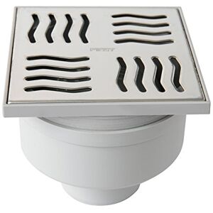 First Plast CHABSV1050IN ABS Manhole with Stainless Steel Grill, 100x100 mm First Plast CHABSV1050IN ABS Manhole with Stainless Steel Grill, 100x100 mm